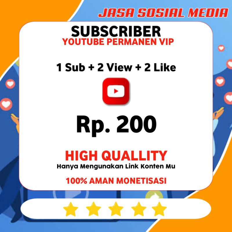 View Youtube Monetisasi Permanen | Subscriber Youtube Termurah | Like Youtube Bergaransi