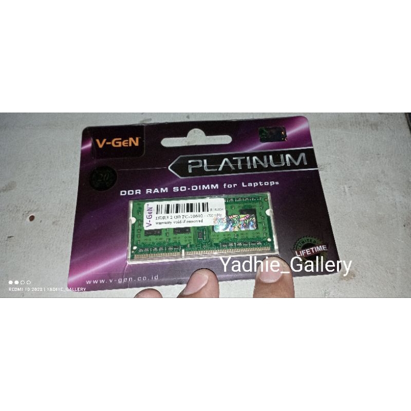 V-GEN 2GB DDR3 SODIMM