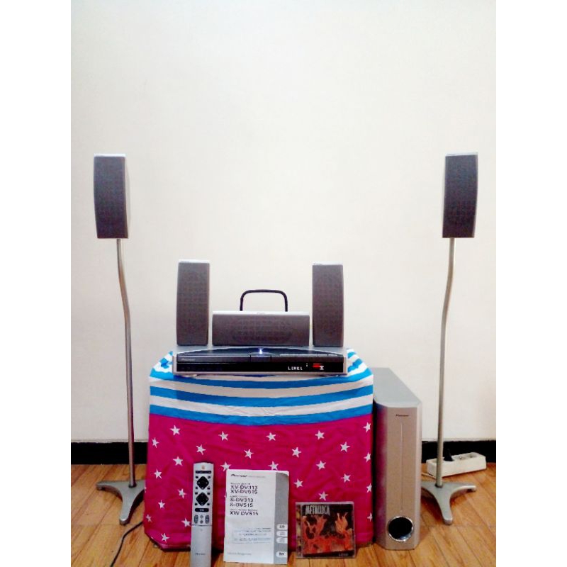 HOME THEATER BUILT UP merk PIONEER XV-DV313 original mulus