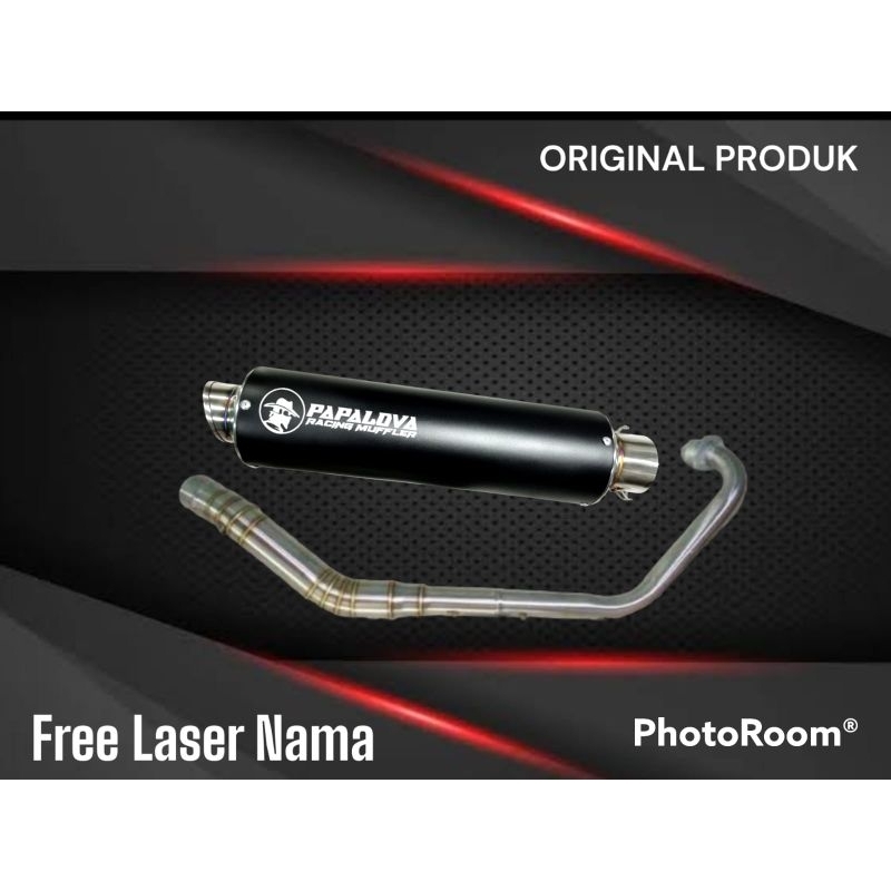 Knalpot fullsistem r15 cbr facelift cb new satria fu mx king scorpio byson sonic dll ori Papalova