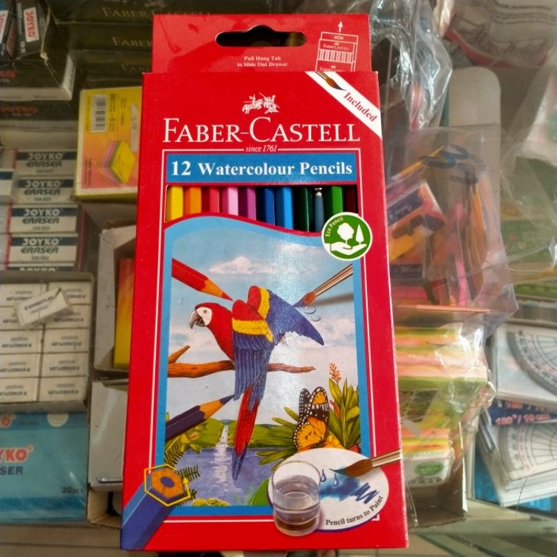 

PENSIL WARNA FABER CASTELL 12 WARNA (PANJANG)