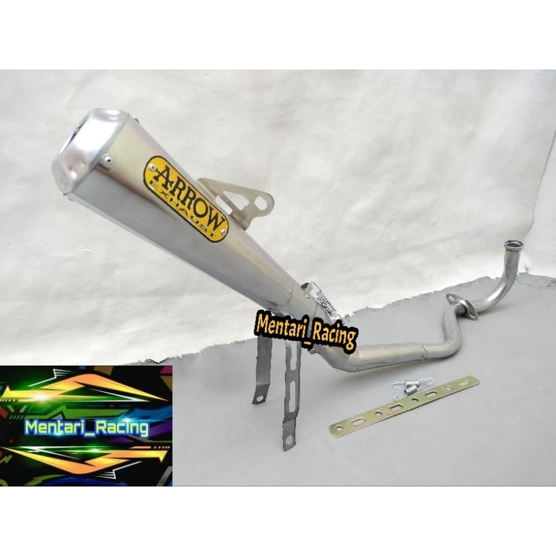 KNALPOT RACING ARROW EXSHAUST MATIC HONDA VARIO 110 KARBU/KEBO, VARIO 110 TECHNO/CBS, VARIO 125 OLD/