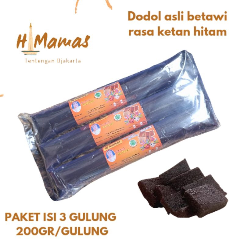 

Hj Mamas-Paket Dodol Lonjor isi 3 varian ketan hitam