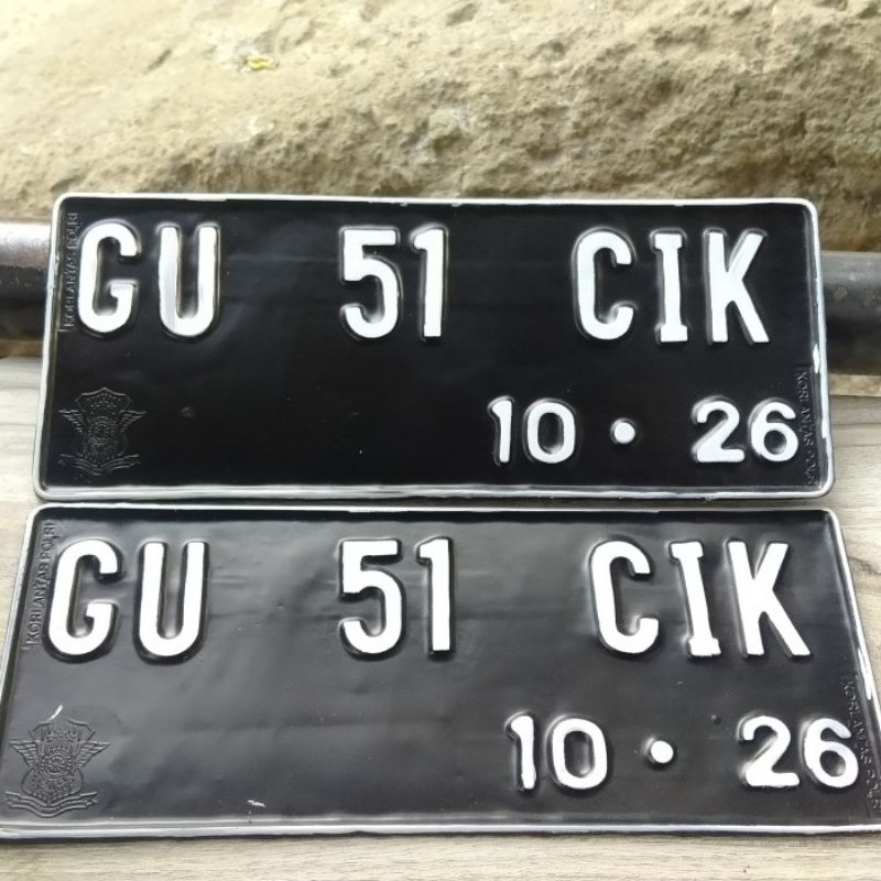 plat CustomJajanan awet nama nomor bermotor