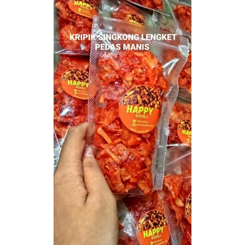 

KRIPIK SINGKONG PEDAS MANIS KEMASAN POUCH (30gr/pcs)