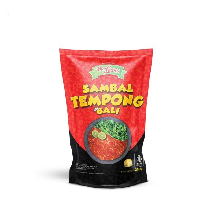 

Mc Lewis Sambal Tempong Bali 200 Gr / Sambal Tempong