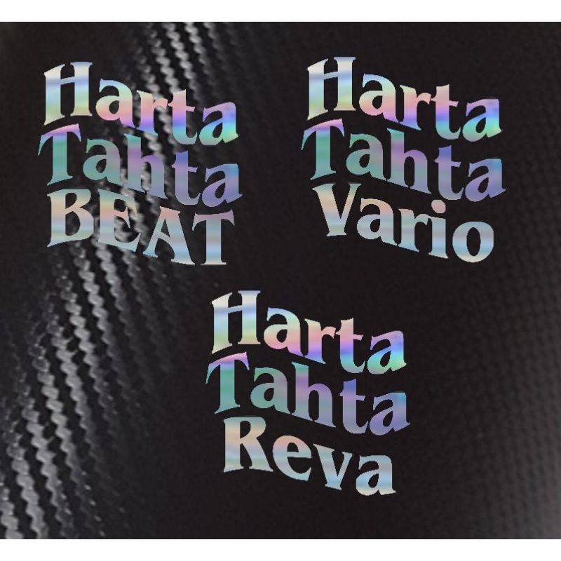 

stiker harta tahta sticker hologram harta tahta nama kamu