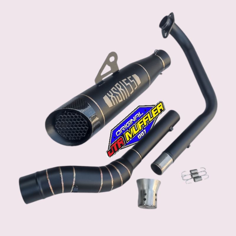 Knalpot Custom untuk Yamaha Xsr 155 knalpot racing Xsr155 bonus db killer