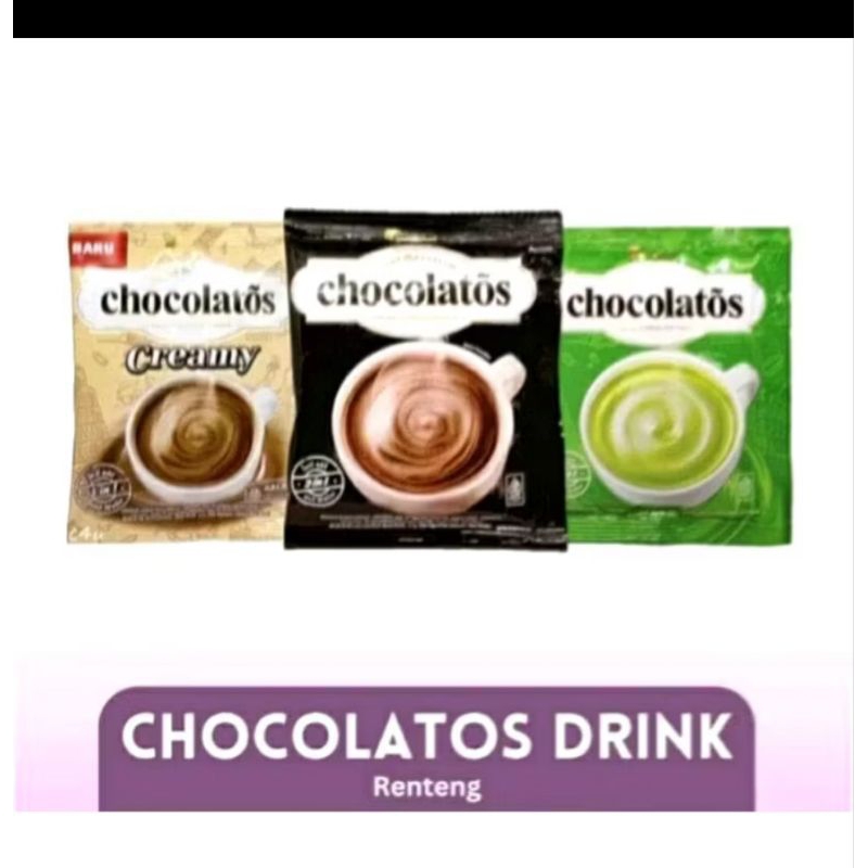 

MINUMAN BUBUK CHOCOLATOS CREAMY MATCHA DRINK 10 SACHET