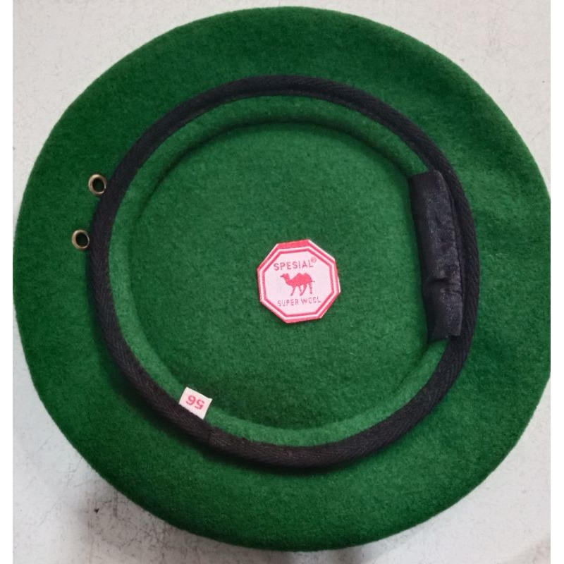 baret camel hijau TNI AD