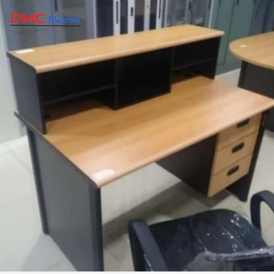 Meja Receptionis Meja Kasir 120 cm Meja Counter Meja Kantor 120 MP 120 + MP H03 EXPO