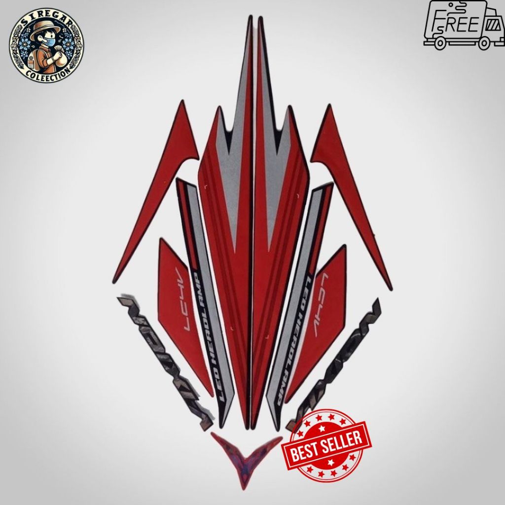 STIKER STRIPING STANDAR LIS YAMAHA VIXION NEW 2018 STIKER LIS BODI YAMAHA VIXION NEW 2018 TERMURAH