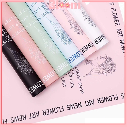 

20 Lembar Flower Wrapping Cellophane Paper Kertas Buket Bunga KB6123