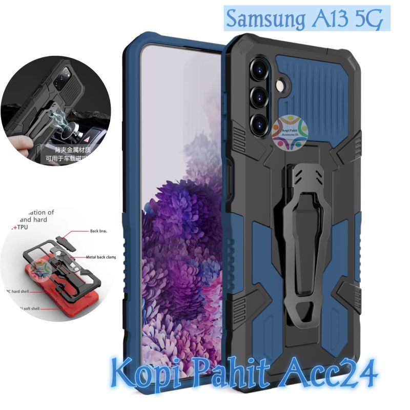 Case Samsung Galaxy A13 5G Casing Robot Phatom Hard Case Standing Premium