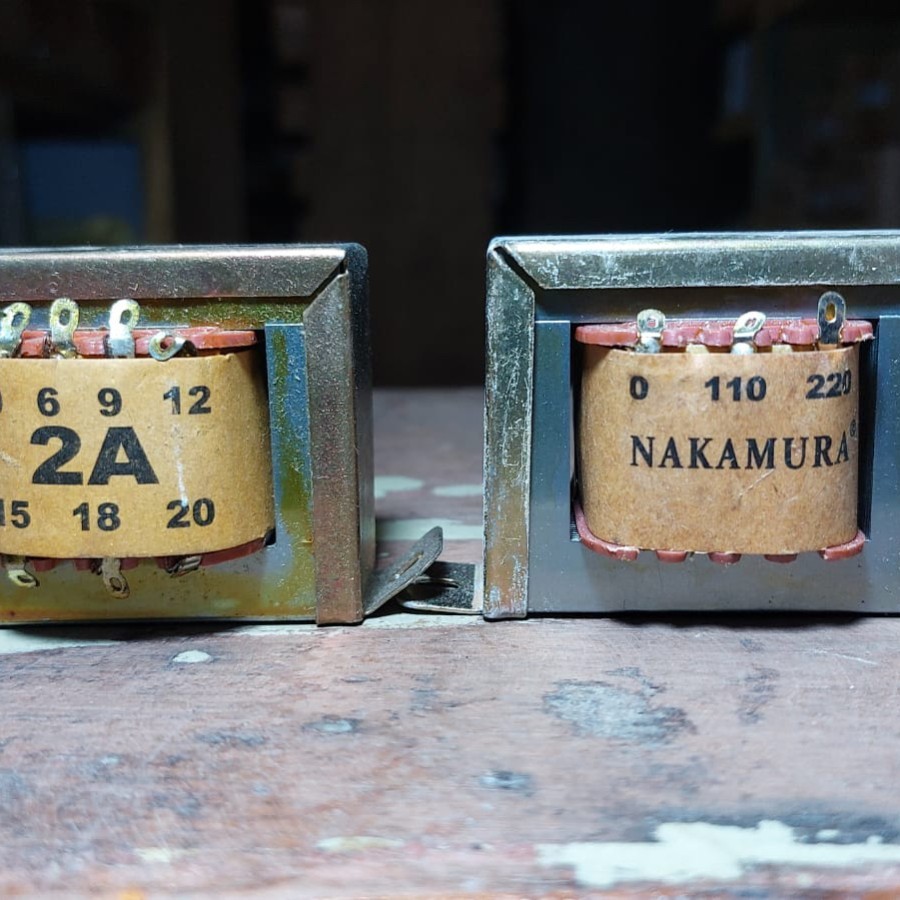 Trafo 2A non ct 20V nakamura trafo murah | Traformator Min CT Travo 2A non ct 20v Nakamura