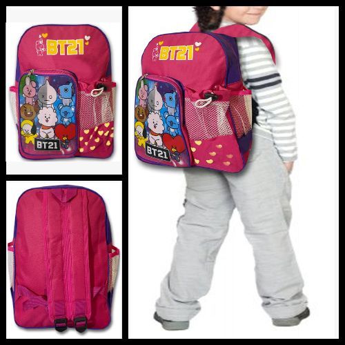 TAS RANSEL ANAK KARAKTER BT21 TAS RANSEL ANAK CEWE BT21 KEKINIAN