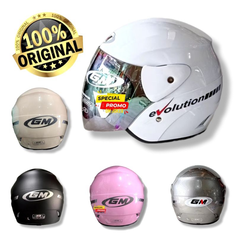 Helm GM Evolution Original Helmet Dewasa pria wanita SNI Resmi original