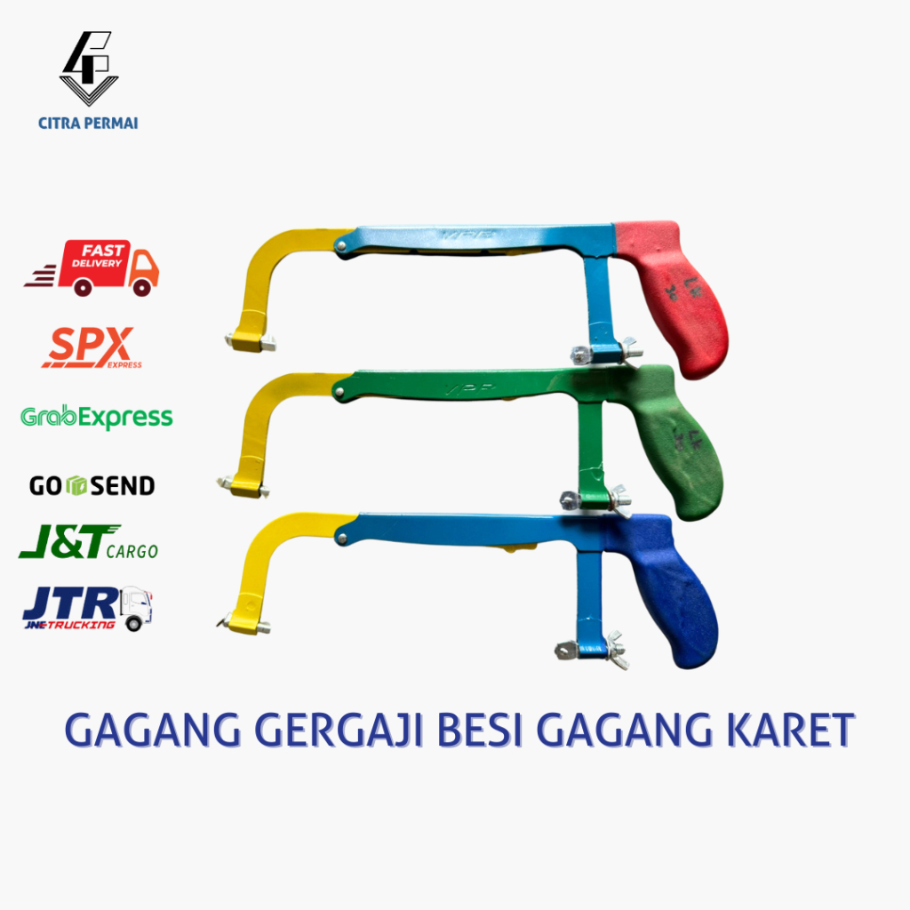 GAGANG GERGAJI BESI GAGANG KARET / GAGANG GERGAJI BESI BERKUALITAS / STANG GERGAJI BESI KARET