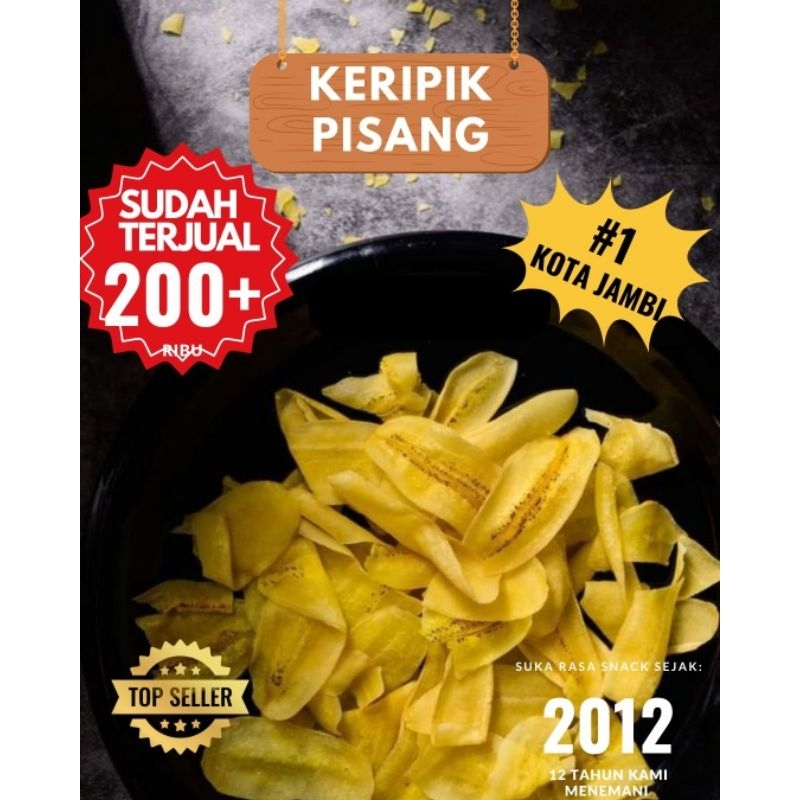 

Keripik Pisang kepok Khas Jambi paling laris No 1