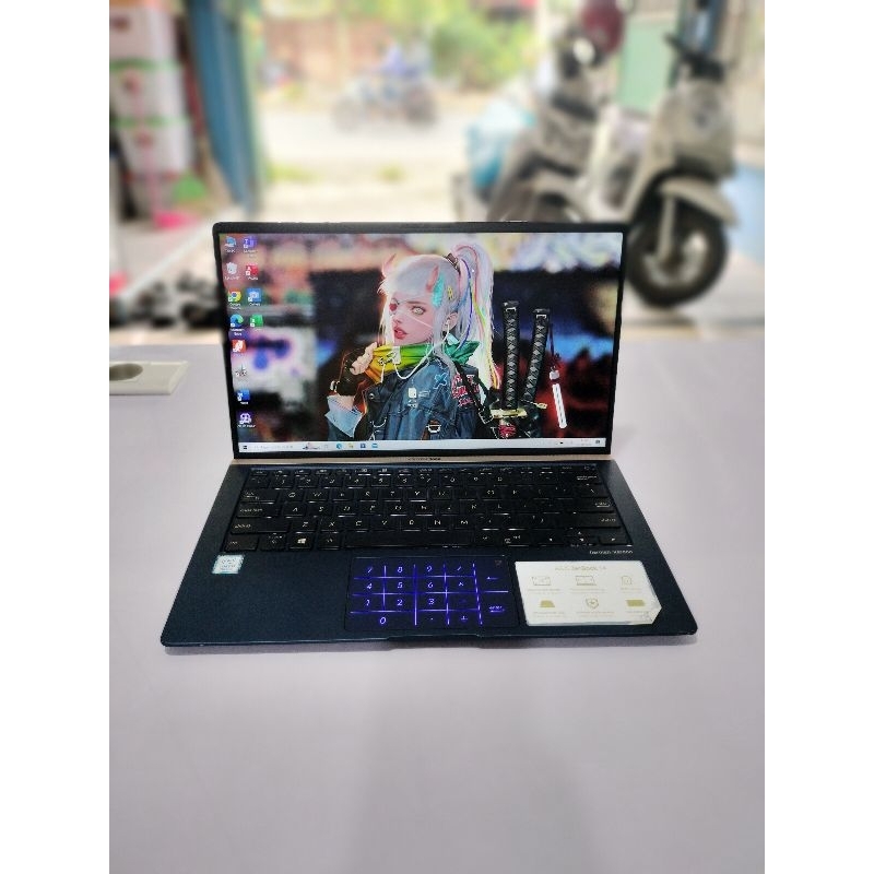Laptop Ringan,Asus Zenbook 14 UX433FN Core i7 (16/256)Nvme Backlight