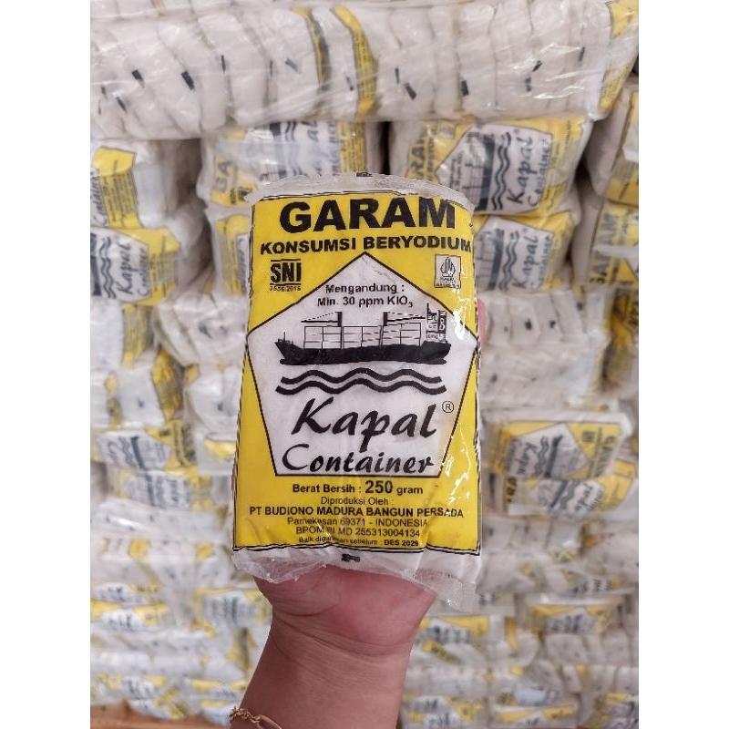 

garam Kapal container 250gram