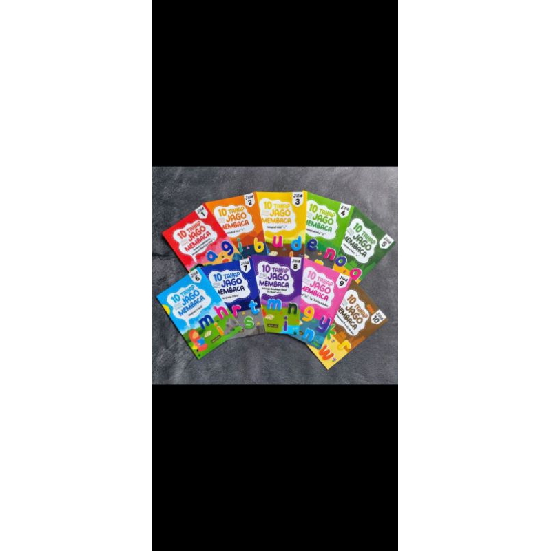 Buku 10 Tahap Jago Membaca