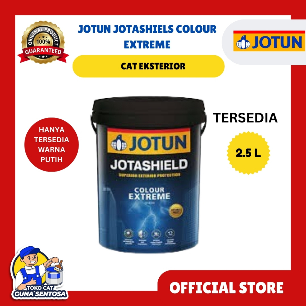 CAT EKSTERIOR JOTUN JOTASHIELD COLOUR EXTREME WHITE 2.5 L