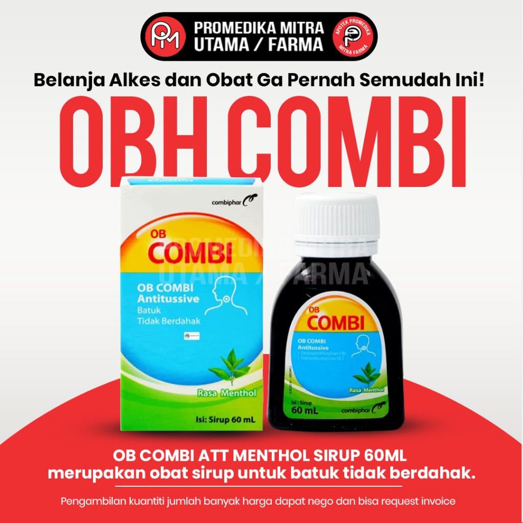 OBH Combi ATT /Botol / OBH Batuk Tidak Berdahak / Batuk Kering
