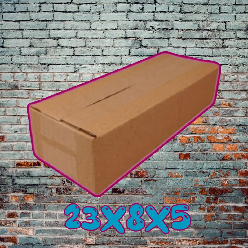 

kardus packing UK 23x8x5 kardus kecil kardus besar