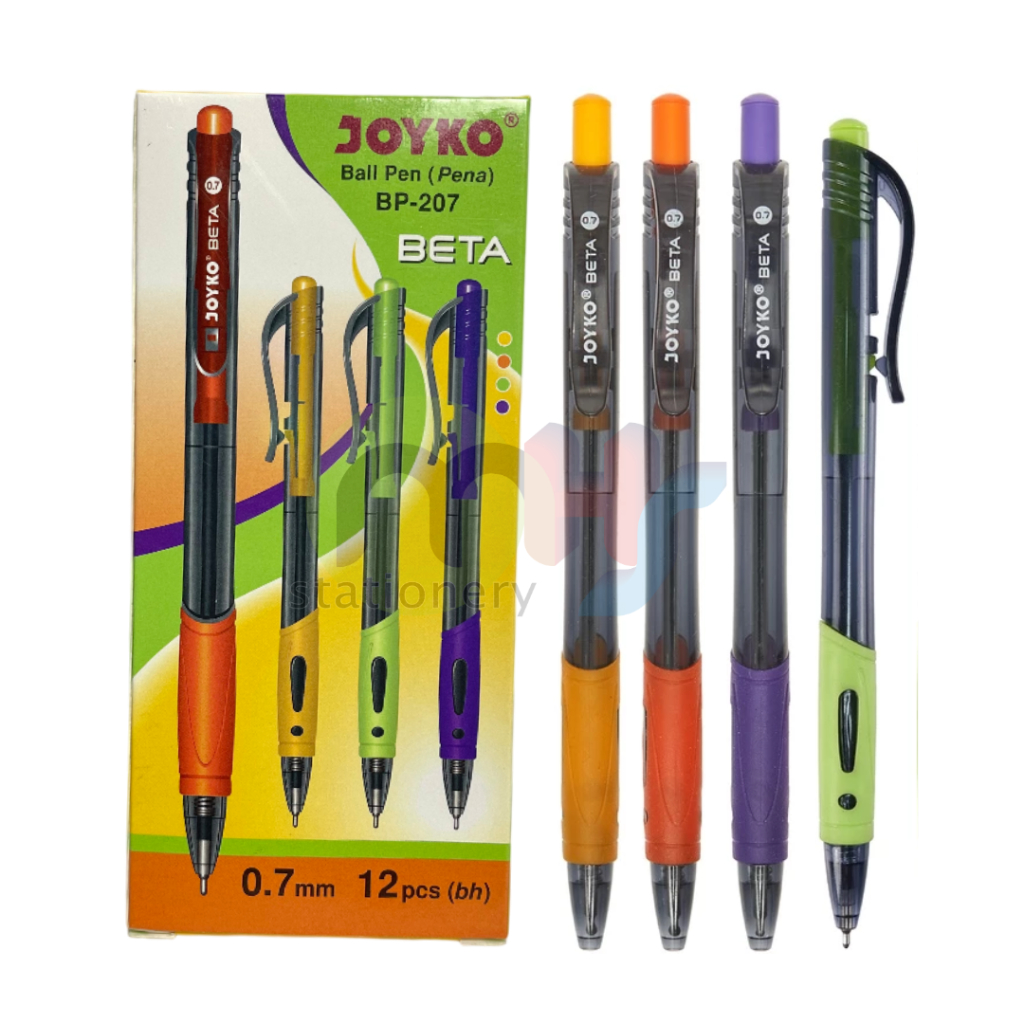 

Bolpoin Pulpen Ball Pen Joyko BP-207 BETA 1Box 12 Pcs