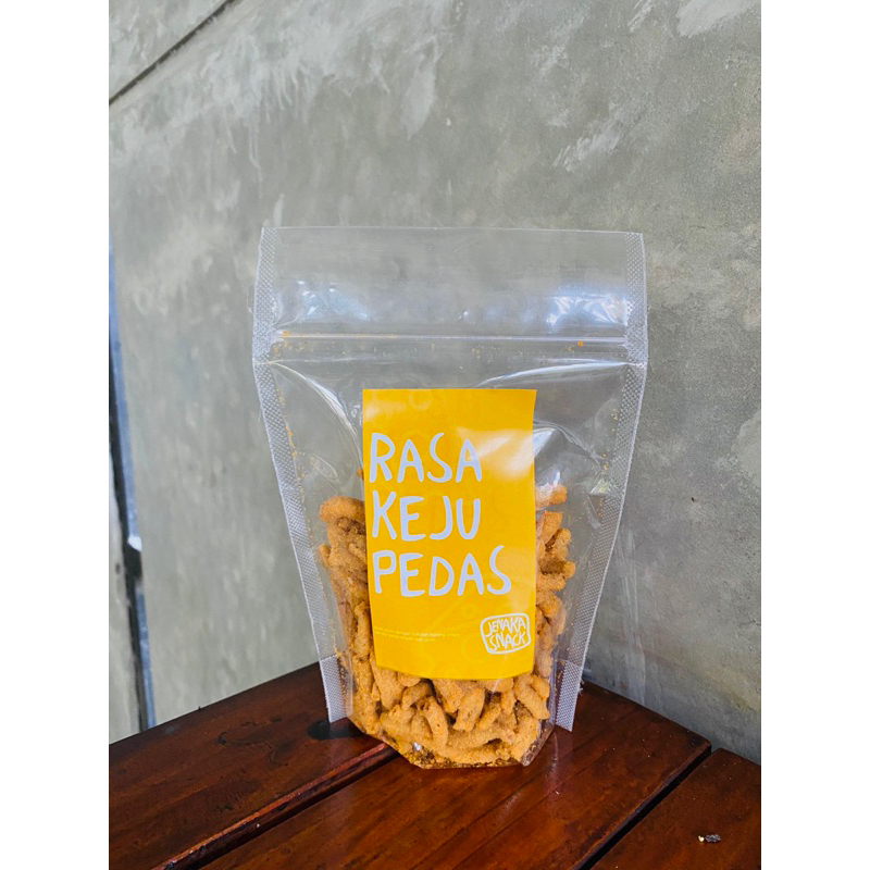 

Jenaka snack - usus ayam crispy 250 gram rasa pedas daun jeruk - original dan keju pedas