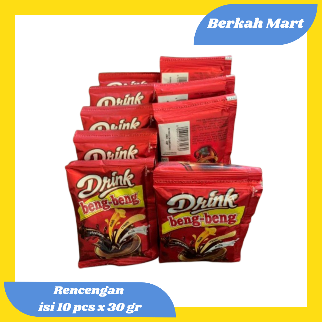 

BENG-BENG DRINK RASA COKLAT - RENCENGAN ISI 10 PCS