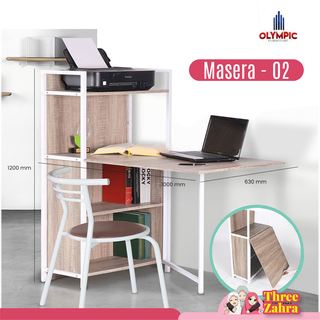 Olympic Meja Serbaguna / Meja Kantor / Meja Kerja / Meja Belajar / Meja Rak / Meja komputer / Meja k