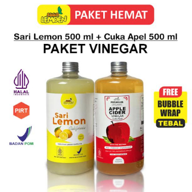 

Paket Diet Sehat Cuka Apel + Sari Lemon Murni By Suur Lemoen ID