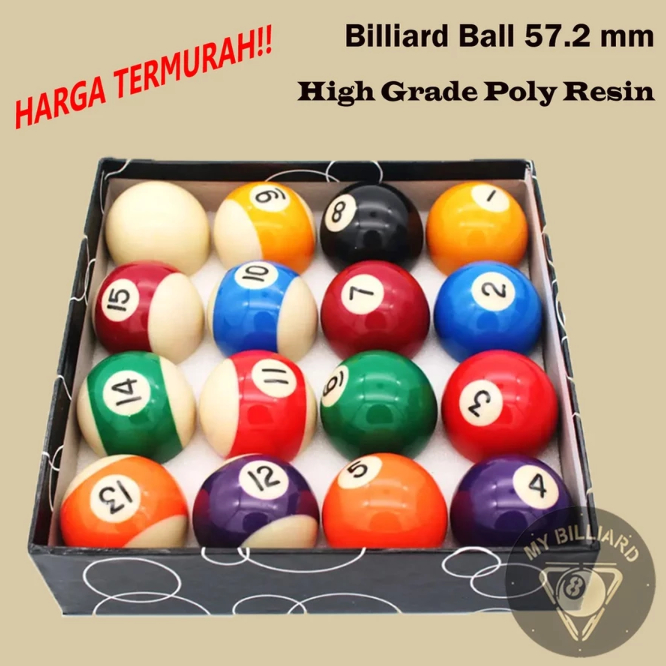 Bola Billiard Taiwan - Bola Billiard Murah Bola BESAR / Bola Billiard / Billiard Ball Sedang