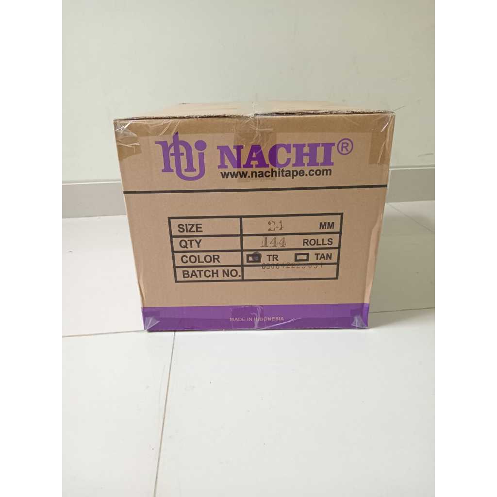 

NACHI - Lakban Bening 1 inch Nachi / OPP Tape / Naci Isolasi Selotip -Roll