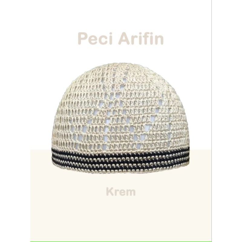 Foresta Peci Rajut Arifin List - Peci Rajut - Peci Rajut Motif - Peci Rajut Polos - Peci Rajut Premi