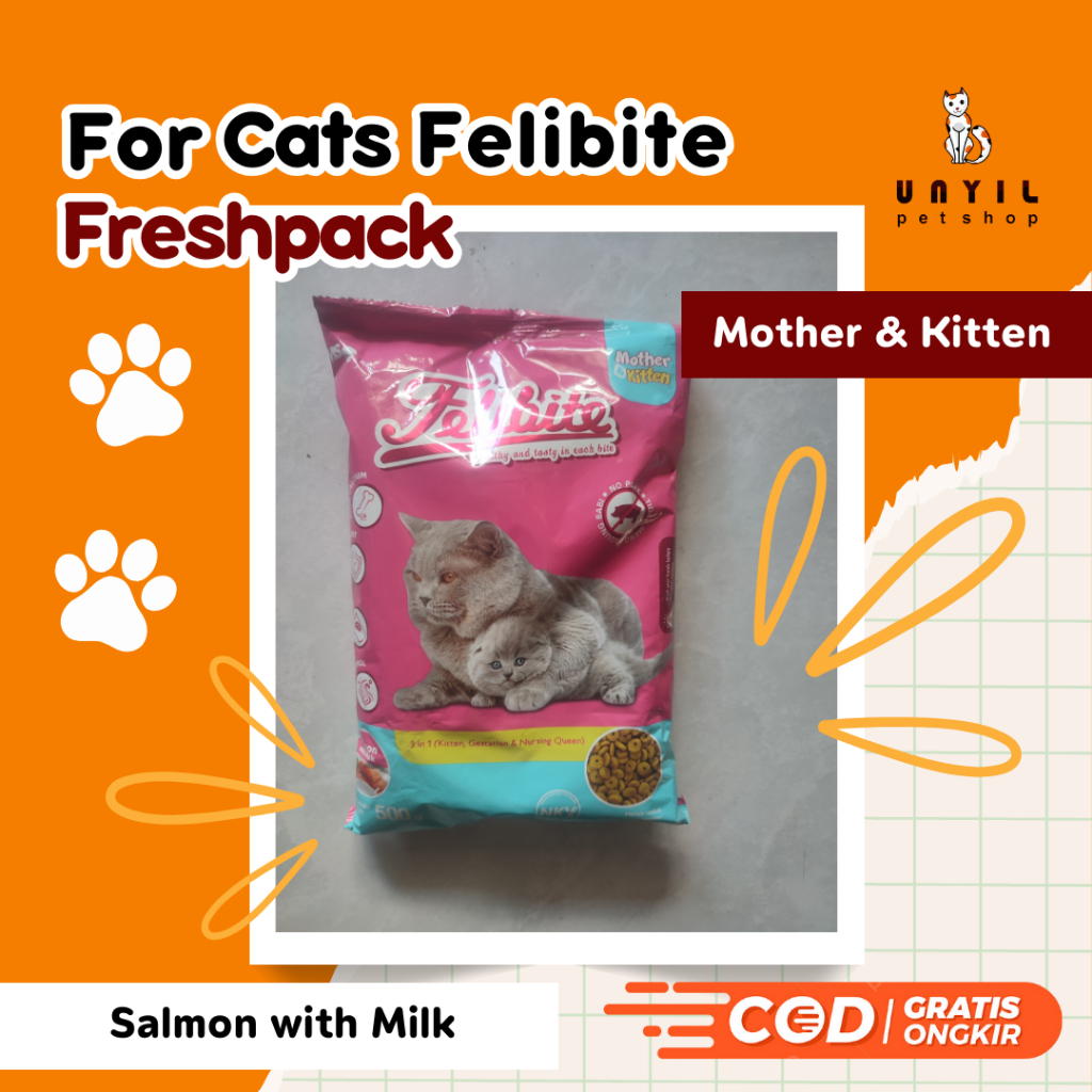 Pakan Kucing Felibite Mother & Kitten 500gr Dryfood