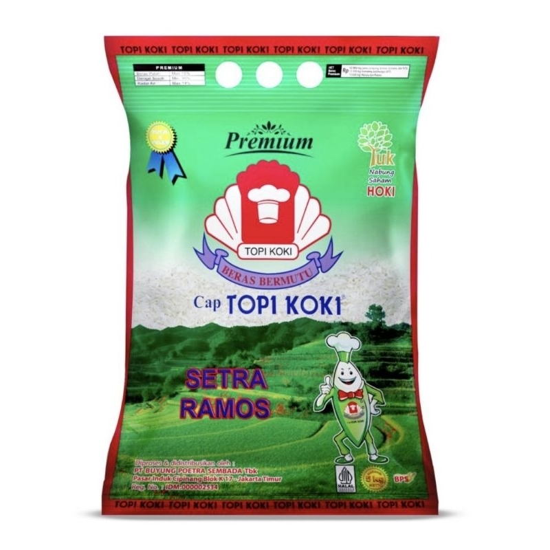 

Beras Premium Topi Koki 5kg