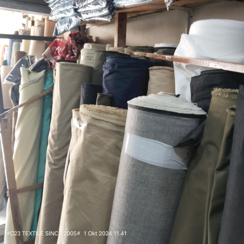 HARGA/1 CELANA /125 CM | KAIN CHINO NON STRETCH - BAHAN CHINOS NON STRETCH - KAIN TWILL  KAIN CELANA