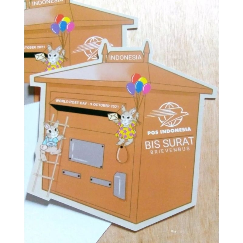 

MOREME | KARTU POS, SHAPE CARD RABIT BRIEVEN BUS