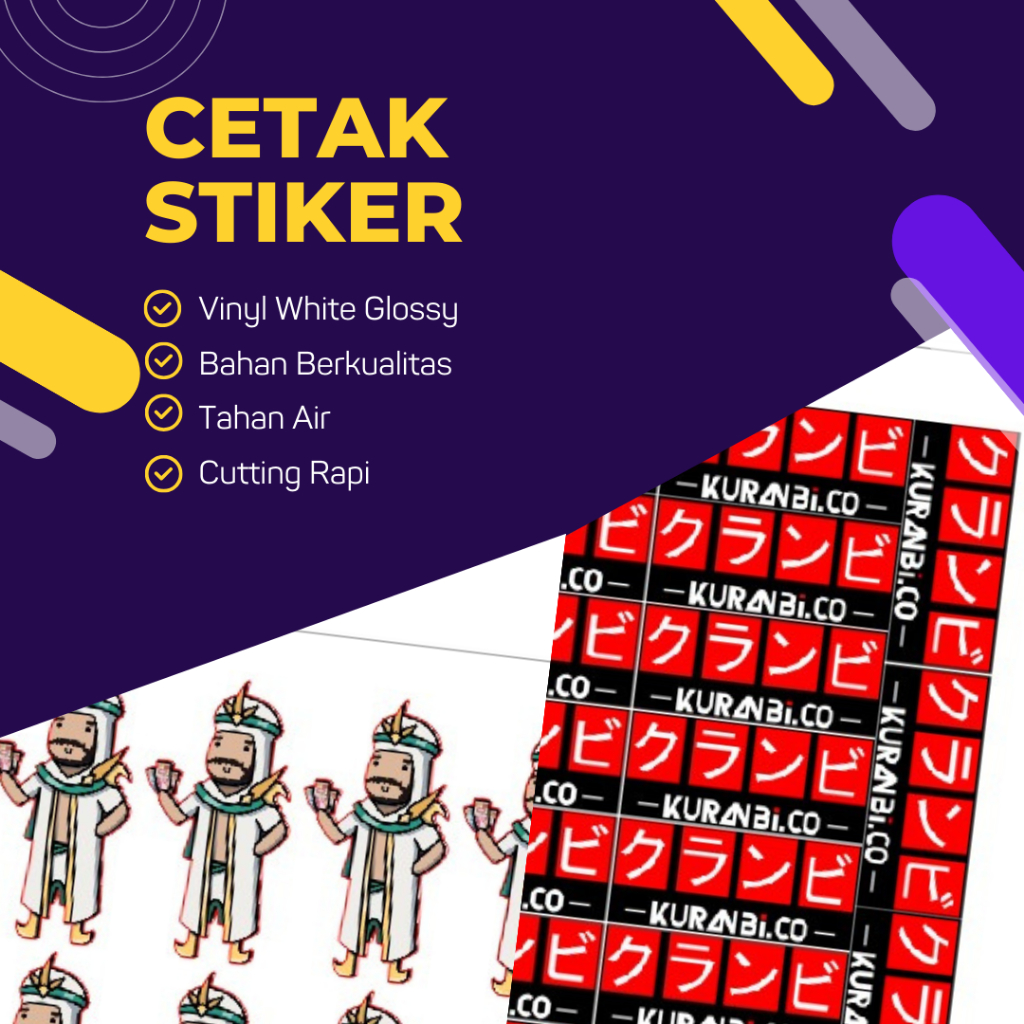 

Cetak Stiker Custom + Cutting Murah
