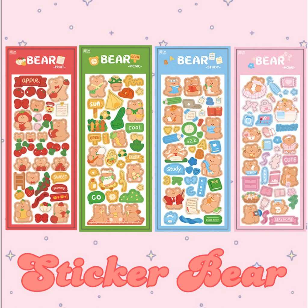 

STICKER BEAR PVC 2 PCS