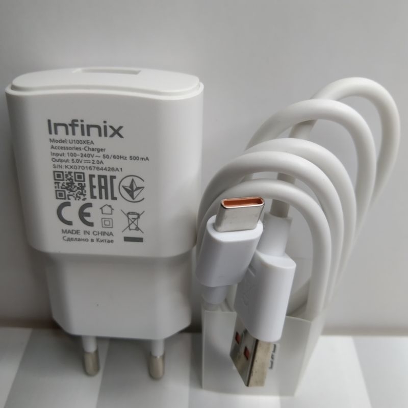 Charger infinix type C original 100% copotan hp hot 30i, hot 12 play, not 12 play, 8 pro, hot 11 nfc