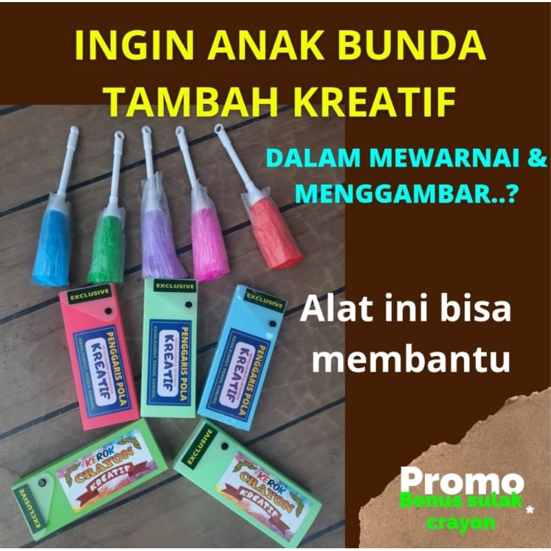 

Alat Kerok Crayon Kreatif Isi 5 Kemasan Exclusive Gratis Sulak Crayon