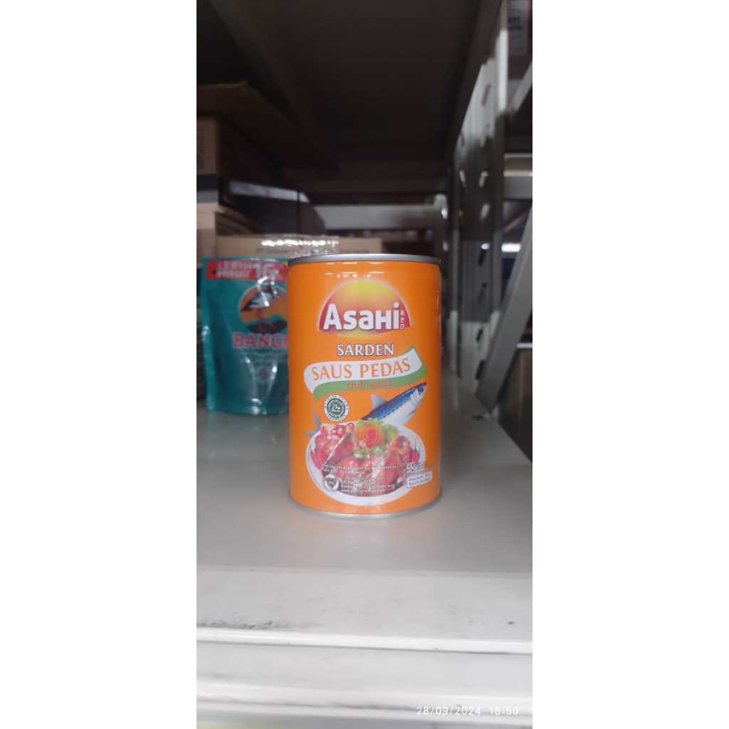 

ASAHI SARDINES SAUS PEDAS KALENG 425GR - PER KARTON
