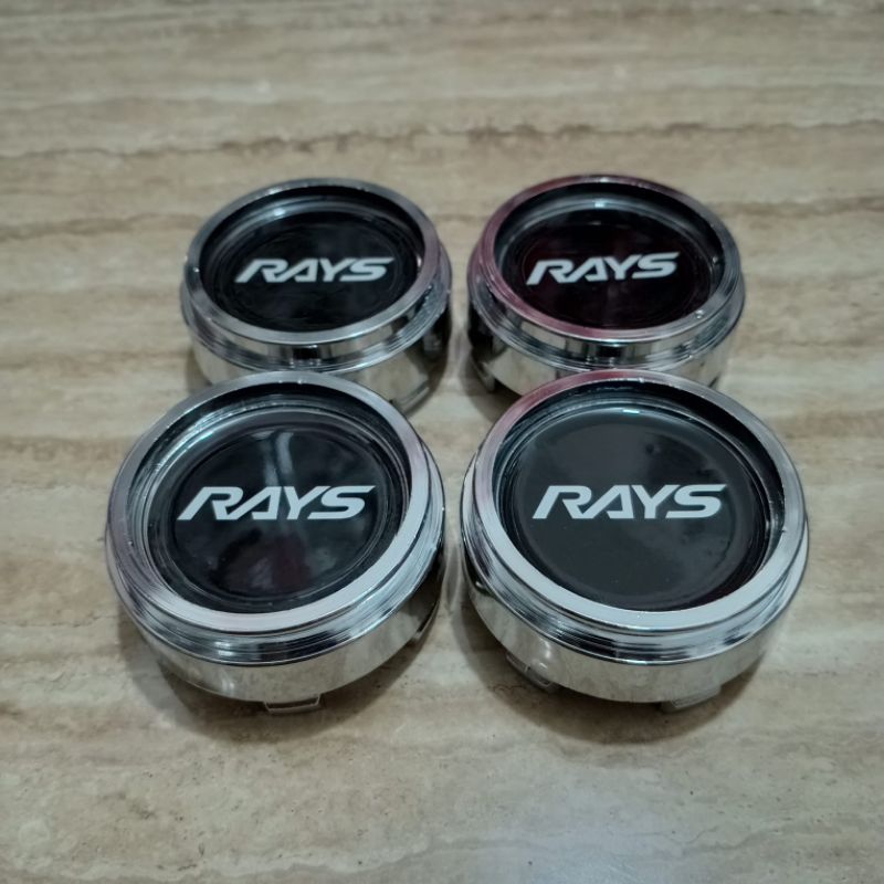 dop roda tutup velg racing tabung chrome motif rays