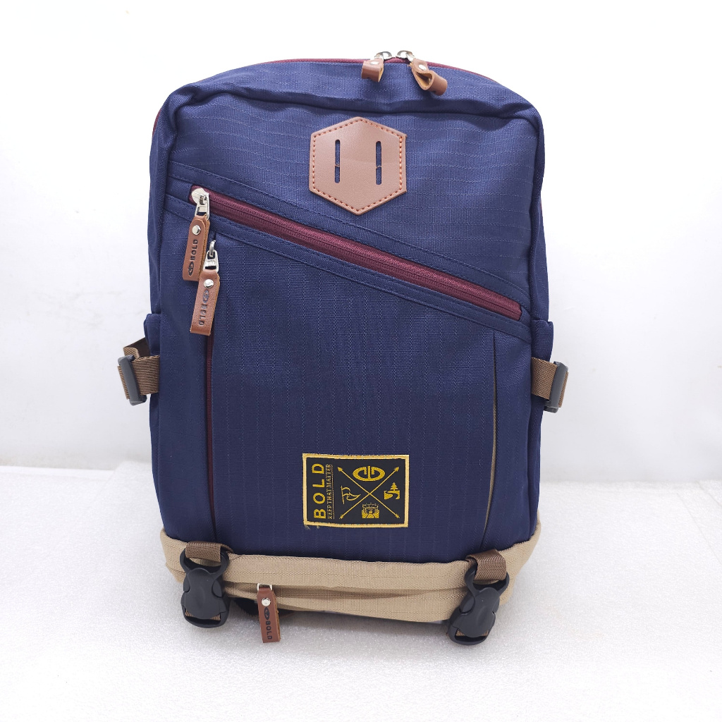 TAS KANVAS POLO BOLD IMPORT TEBAL KUAT 18 INCHI BANYAK RUANG UNIK ORIGINAL MURAH / TAS LAPTOP POLO M