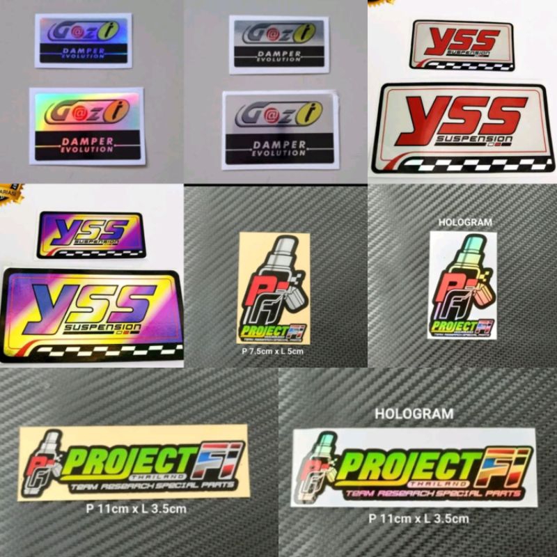 

Stiker Print Shock Sunpension Damper Gazi Yss Project