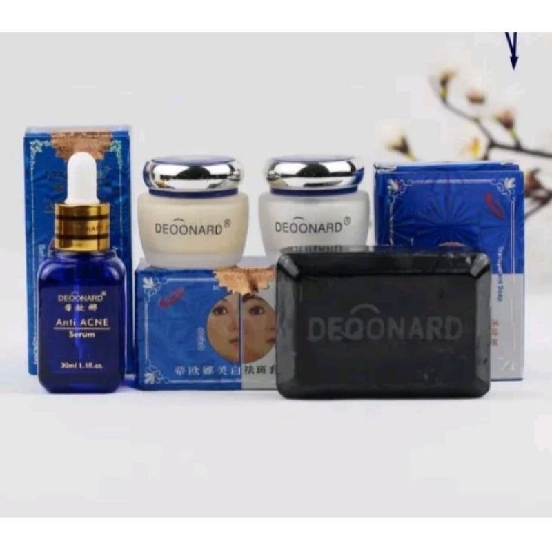 Paket Deonard, cream deonard whitening dan cream deonard acne